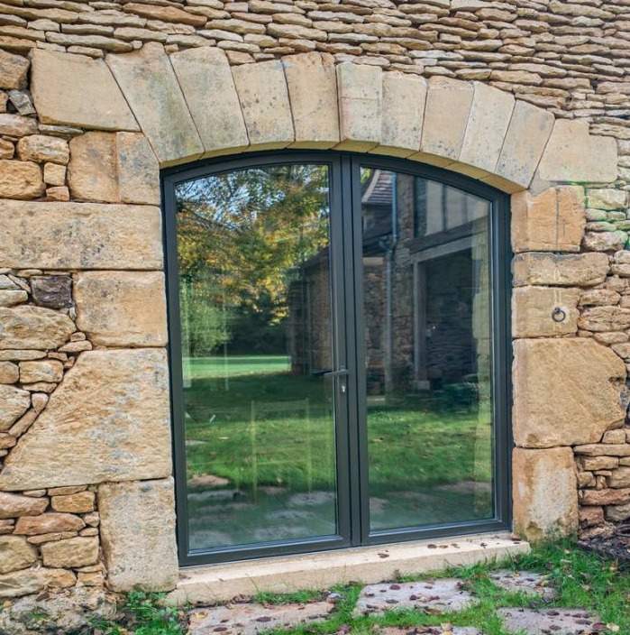 Porte maison mirroir Sarlat la Cane 274d