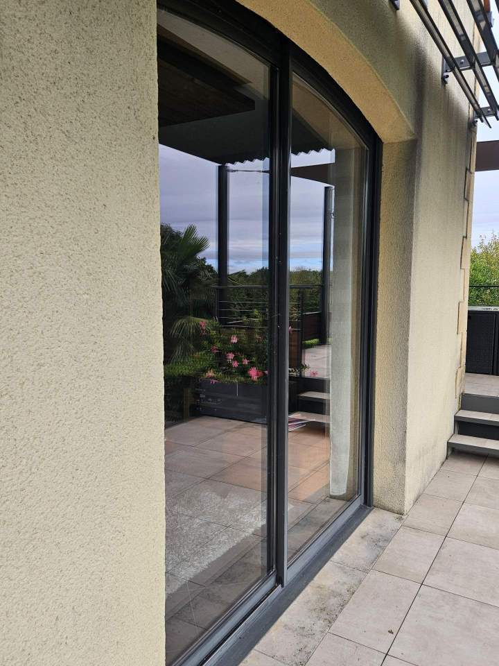 baie cintrée aluminium 