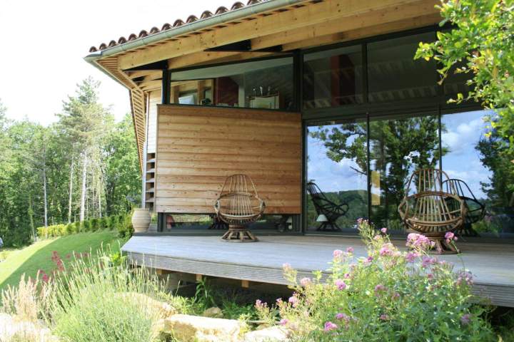 Terrasse maison après travaux Sarlat-la-Canéda